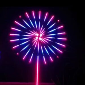 Led pháo hoa 2D ngoài trời 24 Tia Chong Chóng chuẩn IP68